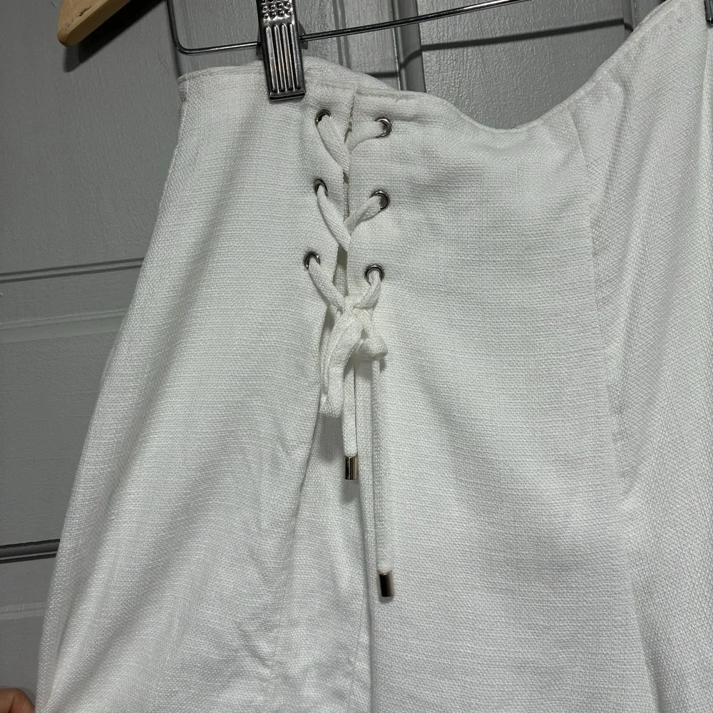 Club Monaco Womens Casual Short White 4(S) High Waist Lightweight Casual‎ Grunge - Picture 6 of 15